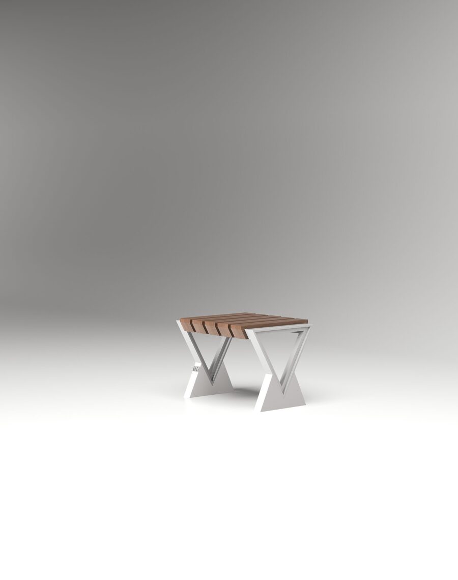Arbat Single Bench Studio Render - kng streets product